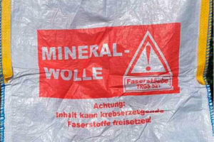 Asbest- und Künstliche Mineralfaserabfälle